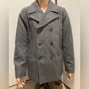 NWT Dark Gray Pea Coat